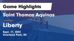 Saint Thomas Aquinas  vs Liberty Game Highlights - Sept. 17, 2022