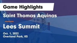 Saint Thomas Aquinas  vs Lees Summit Game Highlights - Oct. 1, 2022