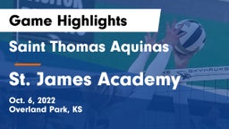 Saint Thomas Aquinas  vs St. James Academy  Game Highlights - Oct. 6, 2022