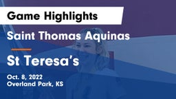Saint Thomas Aquinas  vs St Teresa’s Game Highlights - Oct. 8, 2022