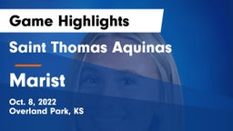 Saint Thomas Aquinas  vs Marist Game Highlights - Oct. 8, 2022