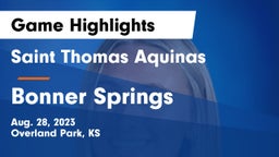 Saint Thomas Aquinas  vs Bonner Springs Game Highlights - Aug. 28, 2023