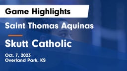 Saint Thomas Aquinas  vs Skutt Catholic Game Highlights - Oct. 7, 2023