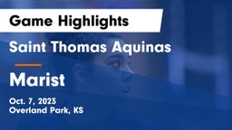 Saint Thomas Aquinas  vs Marist Game Highlights - Oct. 7, 2023