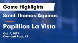 Saint Thomas Aquinas  vs Papillion La Vista Game Highlights - Oct. 7, 2023