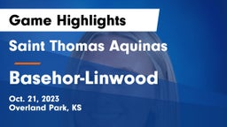 Saint Thomas Aquinas  vs Basehor-Linwood  Game Highlights - Oct. 21, 2023