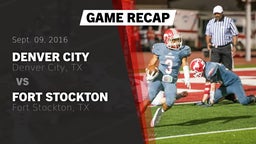 Recap: Denver City  vs. Fort Stockton  2016