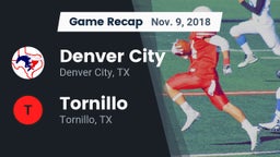 Recap: Denver City  vs. Tornillo  2018