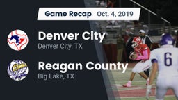 Recap: Denver City  vs. Reagan County  2019