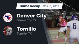 Recap: Denver City  vs. Tornillo  2019
