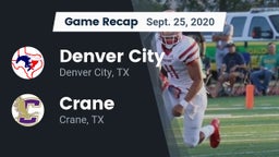 Recap: Denver City  vs. Crane  2020
