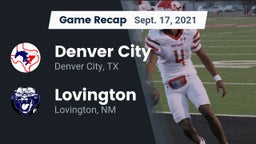 Recap: Denver City  vs. Lovington  2021