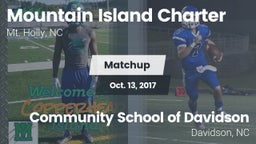 Matchup: Mountain Island Char vs. Community School of Davidson 2017