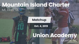 Matchup: Mountain Island Char vs. Union Academy  2019