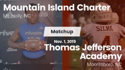 Matchup: Mountain Island Char vs. Thomas Jefferson Academy  2019