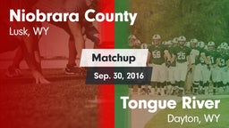 Matchup: Niobrara County vs. Tongue River  2016