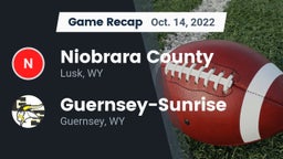 Recap: Niobrara County  vs. Guernsey-Sunrise  2022