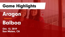Aragon  vs Balboa Game Highlights - Oct. 12, 2019