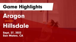 Aragon  vs Hillsdale  Game Highlights - Sept. 27, 2022