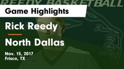 Rick Reedy  vs North Dallas  Game Highlights - Nov. 15, 2017