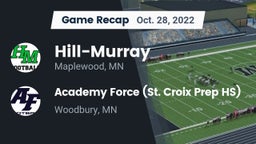 Recap: Hill-Murray  vs. Academy Force (St. Croix Prep HS) 2022