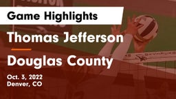 Thomas Jefferson  vs Douglas County  Game Highlights - Oct. 3, 2022