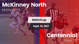 Matchup: McKinney North High vs. Centennial  2017