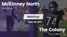 Matchup: McKinney North High vs. The Colony  2017