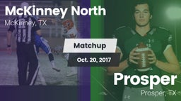 Matchup: McKinney North High vs. Prosper  2017