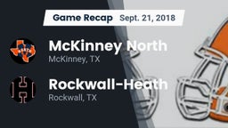 Recap: McKinney North  vs. Rockwall-Heath  2018