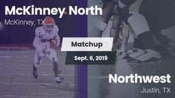 Matchup: McKinney North High vs. Northwest   2019