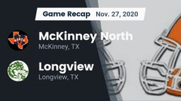 Recap: McKinney North  vs. Longview  2020