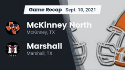 Recap: McKinney North  vs. Marshall  2021