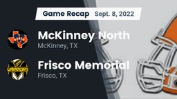 Recap: McKinney North  vs. Frisco Memorial  2022