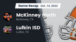 Recap: McKinney North  vs. Lufkin ISD 2022