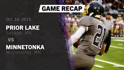 Recap: Prior Lake  vs. Minnetonka  2015