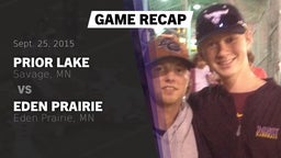 Recap: Prior Lake  vs. Eden Prairie  2015