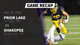 Recap: Prior Lake  vs. Shakopee  2016
