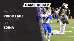 Recap: Prior Lake  vs. Edina  2016