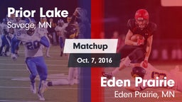 Matchup: Prior Lake vs. Eden Prairie  2016