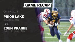 Recap: Prior Lake  vs. Eden Prairie  2016