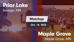 Matchup: Prior Lake vs. Maple Grove  2016