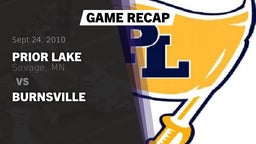 Recap: Prior Lake  vs. Burnsville 2010