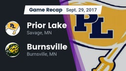 Recap: Prior Lake  vs. Burnsville  2017