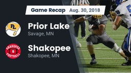 Recap: Prior Lake  vs. Shakopee  2018