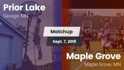 Matchup: Prior Lake vs. Maple Grove  2018