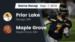 Recap: Prior Lake  vs. Maple Grove  2018
