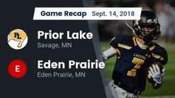 Recap: Prior Lake  vs. Eden Prairie  2018