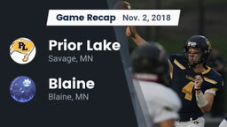 Recap: Prior Lake  vs. Blaine  2018