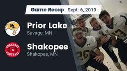 Recap: Prior Lake  vs. Shakopee  2019